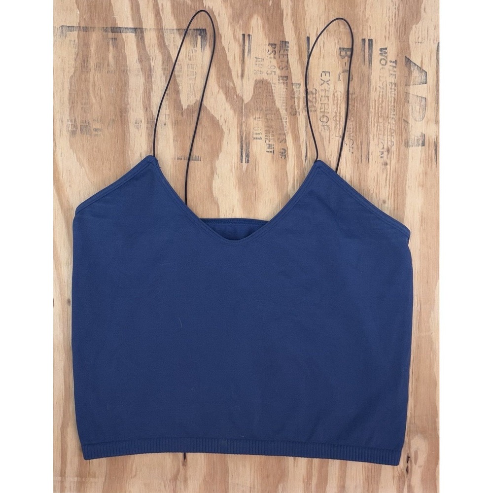 Free People Intimately Skinny Strap Brami Cami Crop Top Bra M/L  Medium Large